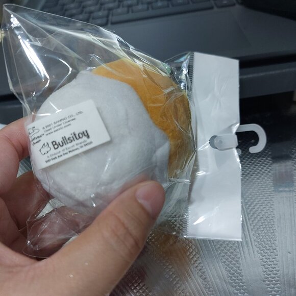 Bullsitoy Gudetama The Lazy Egg Mini Plush Bag Charm Keyring Keychain Charm - Picture 2 of 5